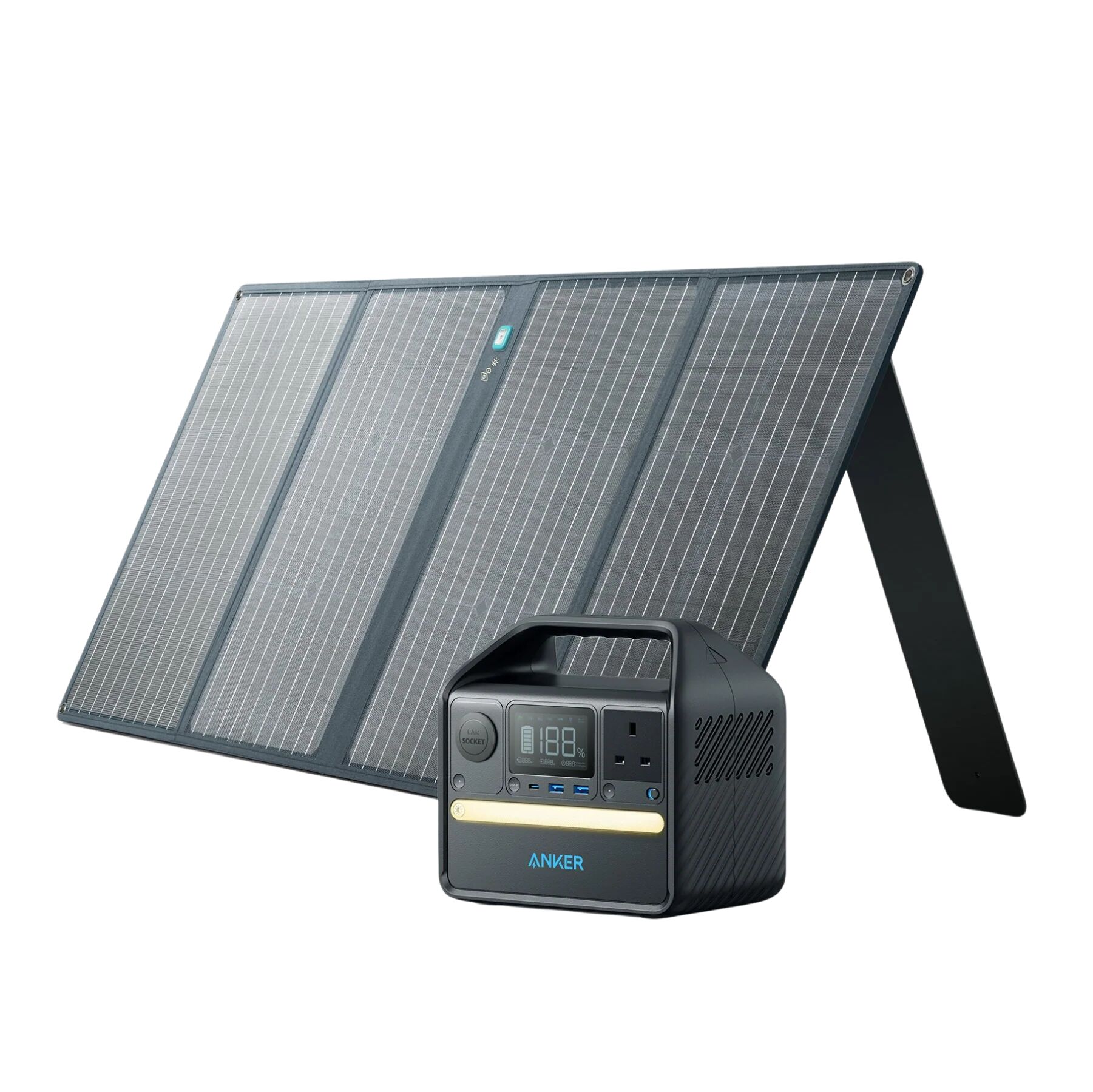 Anker 521 Solar Generator + 100W Solar Panel