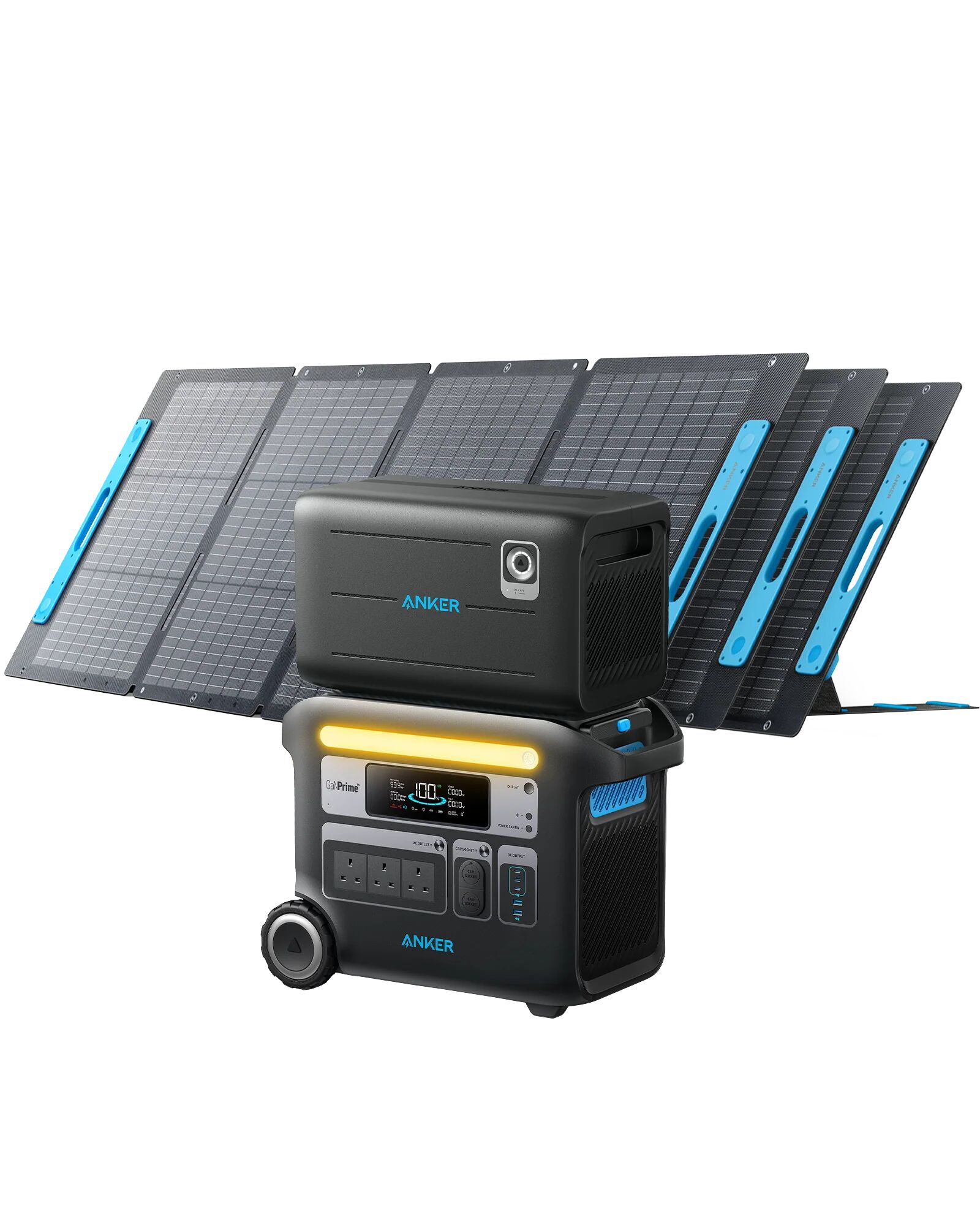 Anker SOLIX F2000 + Expansion Battery + 3 × 200W Solar Panel