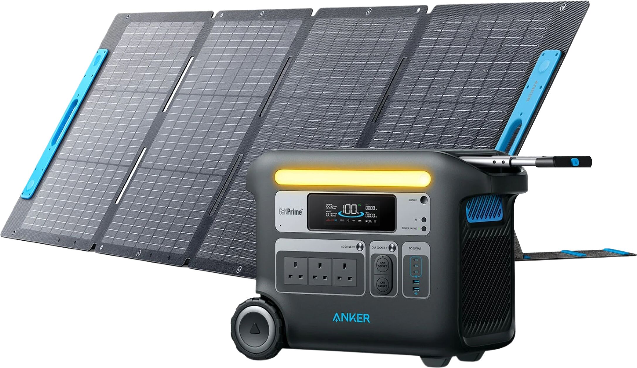 Anker SOLIX F2000 Solar Generator + 200W Solar Panel