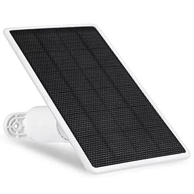 Wasserstein Solar Panel for Google Nest Doorbell (battery) with 1.7W Solar Power, White