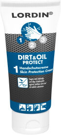 Peter Greven Physioderm GmbH LORDIN® Dirt & Oil Protect Handschutzcreme, Schmutzabweisende Handschutzcreme gegen ölige Stoffe, 100 ml - Tube