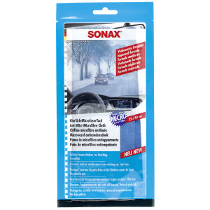 Sonax GmbH SONAX Microfasertuch Klarsicht, 25 x 40 cm, Tuch zum Schutz der Innenscheiben vor Beschlag, 1 Tuch