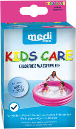 mediPOOL GmbH mediPOOL Kids Care Planschbecken-Pflege, Ideale, chlorfreie Wasserpflege für Planschbecken, 1 Packung = 5 x 50 ml - Beutel