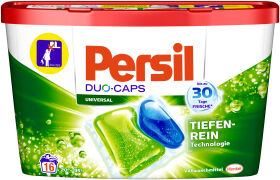 Henkel AG & Co. KGaA Persil Universal Duo-Caps Vollwaschmittel, Universalwaschmittel für starke Fleckentfernung und strahlend saubere Wäsche, 0,368 kg - Box für ca. 16 Waschladungen