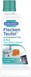 delta pronatura Dr.Krauss & Dr.Beckmann KG Dr. Beckmann Fleckenteufel Schmiermittel & Öle, Spezialfleckentferner gegen Ölflecken, Schmierfett, Teer und Kerzenwachs, 50 ml - Flasche