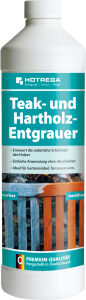 HOTREGA® GmbH HOTREGA® Teakholz-Entgrauer, Zur Auffrischung von Holz im Aussenbereich, 1000 ml - Flasche