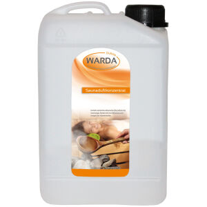 WARDA-DUFTÖLE Warda Sauna-Duft-Konzentrat Zimt-Apfel, Saunaaufguss aus naturreinen & naturidentischen ätherischen Ölen, 2 x 5 Liter - Kanister = 10 Liter
