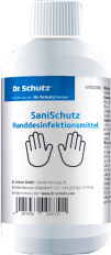 Cc Dr. Schutz® SaniSchutz Handdesinfektionsmittel, Alkoholische Lösung zur hygienischen Händedesinfektion, 100 ml - Flasche mit Fliptop-Verschluss