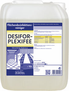 DR. SCHNELL GmbH & Co. KGaA Dr. Schnell Flächendesinfektion DESIFOR-PLEXIFEE, gebrauchsfertig, Flächendesinfektionsmittel zur Desinfektion und Reinigung aller Oberflächen, 10 Liter - Kanister