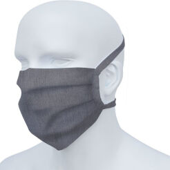 Karlowsky Fashion GmbH Mund- und Nasenmaske in Jeans-Style, wiederverwendbar, 2-lagige Gesichtsmaske, kein zertifiziertes medizinisches Produkt, 1 Packung = 3 Stück