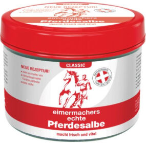 Ferdinand Eimermacher GmbH & Co. KG eimermachers echte Pferdesalbe, Belebende Pflege nach körperlicher Anstrengung und Ermüdung, 0,5 Liter - Dose