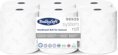 CARTIERE CARRARA S.P.A. BulkySoft® Membrane Handtuchrollen, 3-lagig, Papierhandtuch mit einzigartiger Membrane Technologie aus 100% Zellstoff, 1 Karton = 6 Rollen à 150m