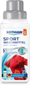 Brauns-Heitmann GmbH & Co. KG HEITMANN Sport-Waschmittel, Flüssigwaschmittel neutralisiert Gerüche und sorgt für extra lange Frische, 250 ml - Flasche