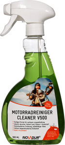 NOVADUR PRODUKTCHEMIE GmbH NOVADUR Motorradreiniger Cleaner, Zur gründlichen Intensivreinigung von Motorrädern, 500 ml - Sprühflasche