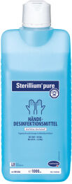 Paul Hartmann AG Bode Sterillium® pure Händedesinfektion, Parfümfreies und farbstofffreies Händedesinfektionsmittel, 1000 ml - Flasche