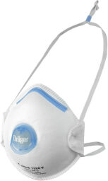 Dräger Safety AG & Co. KGaA Dräger X-plore 1320 V FFP2 NR D Atemschutzmaske, Staubschutzmaske für den einmaligen Gebrauch, 1 Box = 10 Stück, einzeln verpackt