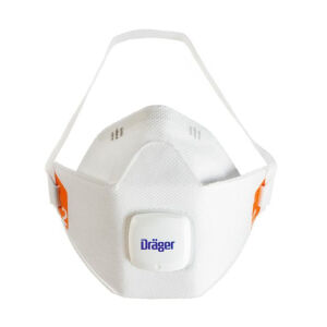 Dräger Safety AG & Co. KGaA Dräger X-plore 1920 V FFP2 NR D Masken CE zertifiziert, Halbmaske für den einmaligen Gebrauch, 1 Box = 10 Stück, M / L, einzeln verpackt