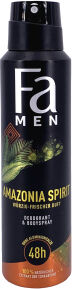 Henkel AG & Co. KGaA Fa Amazonia Spirit Men Deodorant Spray, Bodyspray für langanhaltende Frische, 150 ml - Dose