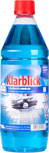 Walter Schmidt Chemie GmbH Klarblick zuverlässiger Frostschutz bis -60° C, Frostschutz für Scheibenwaschanlagen, 1000 ml - Flasche