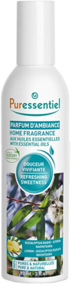 Puressentiel Diffusion Parfum d'Ambiance Spray Diffuse Douceur Vivifiante 90ml