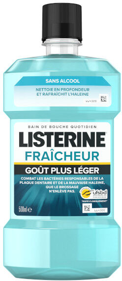 Listérine Listerine Fraîcheur Bain de Bouche Goût Plus Léger 500ml