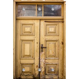 queence Garderobenleiste »Tür« gelb Größe