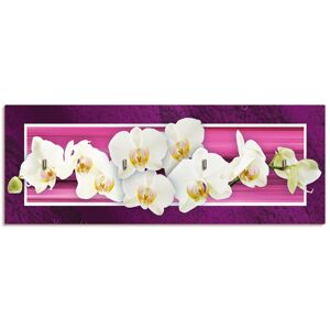 Artland Hakenleiste »Orchideen«, MDF lila Größe
