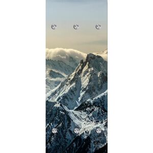queence Garderobenleiste »Berge«, mit 6 Haken, 50 x 120 cm grau Größe