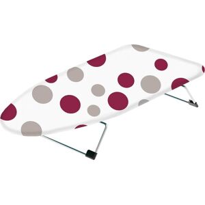 Leifheit Tischbügelbrett »Mini«, Bügelfläche 32 cmx70 cm weiss/grau/rosa Größe