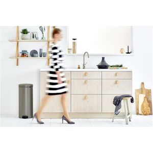 Brabantia Mülleimer »NewIcon 30 Liter«, 1 Behälter Bronze Größe