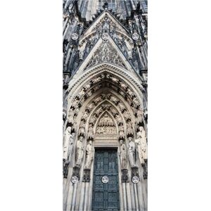 queence Garderobenleiste »Kathedrale«, mit 6 Haken, 50 x 120 cm grau Größe
