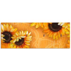 Artland Hakenleiste »Sonnenblumen«, MDF gelb Größe