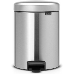 Brabantia Kosmetikeimer »NewIcon 5 l, Matt Steel«, 1 Behälter silberfarben Größe