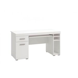 INOSIGN Schreibtisch »Alfa«, mit Stauraum, gut geeignet für das Home Office Opaque weiss Größe