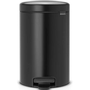 Brabantia Mülleimer »NewIcon 12 l, Matt Black«, 1 Behälter Schwarz Größe