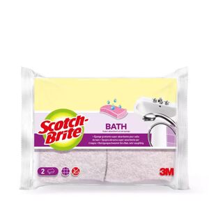 Scotch Brite - Scotch-Brite® Bath Naturfaserschwamm Soft, 2 Stk., Pezzi, Weiss