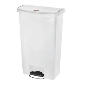 Rubbermaid Tretabfallsammler SLIM JIM®, Volumen 68 l, BxHxT 322 x 803 x 500 mm, weiß