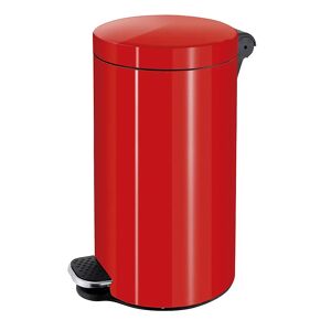 kaiserkraft Tretabfallbehälter, Volumen 30 l, HxØ 650 x 300 mm, rot