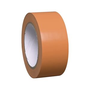 kaiserkraft Bodenmarkierungsband aus Vinyl, einfarbig, Breite 50 mm, orange, VE 16 Rollen