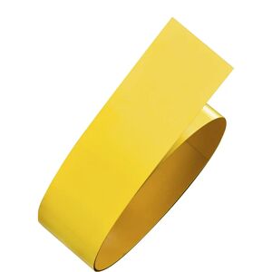 kaiserkraft Bodenmarkierungsband aus Flachstahl, Breite 75 mm, Rollenlänge 1,5 m, gelb