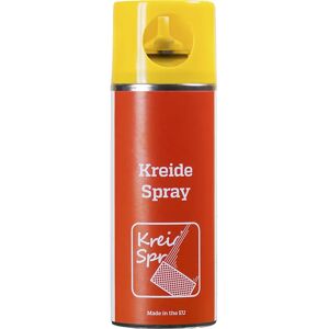 kaiserkraft Kreidespray, Inhalt 400 ml, VE 6 Stk, gelb