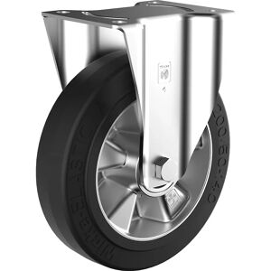Wicke ESD-Elastikgummi-Reifen, Rad-Ø x Breite 200 x 50 mm, Tragfähigkeit 450 kg, Bockrolle