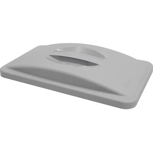 Rubbermaid Deckel SLIM JIM® für 60- und 87-l-Behälter, geschlossen mit Muldengriff, grau