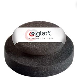 Glart Professioneller Auto Handpolierschwamm, 130x50 mm, Autopflege Polierschwamm mit Griffliste, für Wachs, Lackreiniger, Lack Knete, Autopolitur, Schleifmittel, Anwendung nach Waschhandschuh