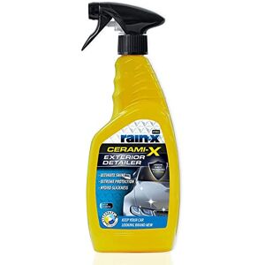 Rain-X Cerami-X™ Premium-Keramik-Autobehandlung, Hochglanz-Autowachs mit Hydrophobierung und UV-Schutz, schützt für 3 Monate 750ml