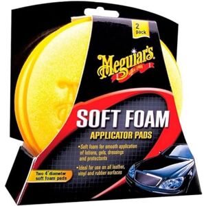 Meguiar's X3070 Soft Foam Applicator Pads Auftragschwamm, 2er-Pack