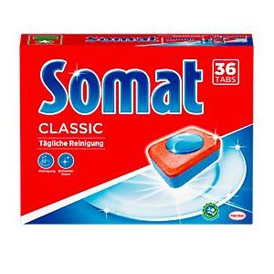 Somat 1 Classic, Geschirrspültabs, Aktiv-Fettlösekraft, Phosphatfrei