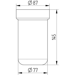 Avenarius Ersatzglas für Bürstengarnitur Art. 4202200010