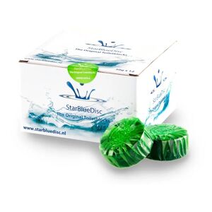 Megabad Profi Collection StarBlueDisc WC-Reinigungstablette 12 Stück grün für Einwurfschacht