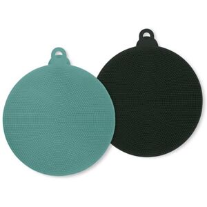 2 Silikon-Abwaschpads - Tchibo - Schwarz Silikon 1x  unisex